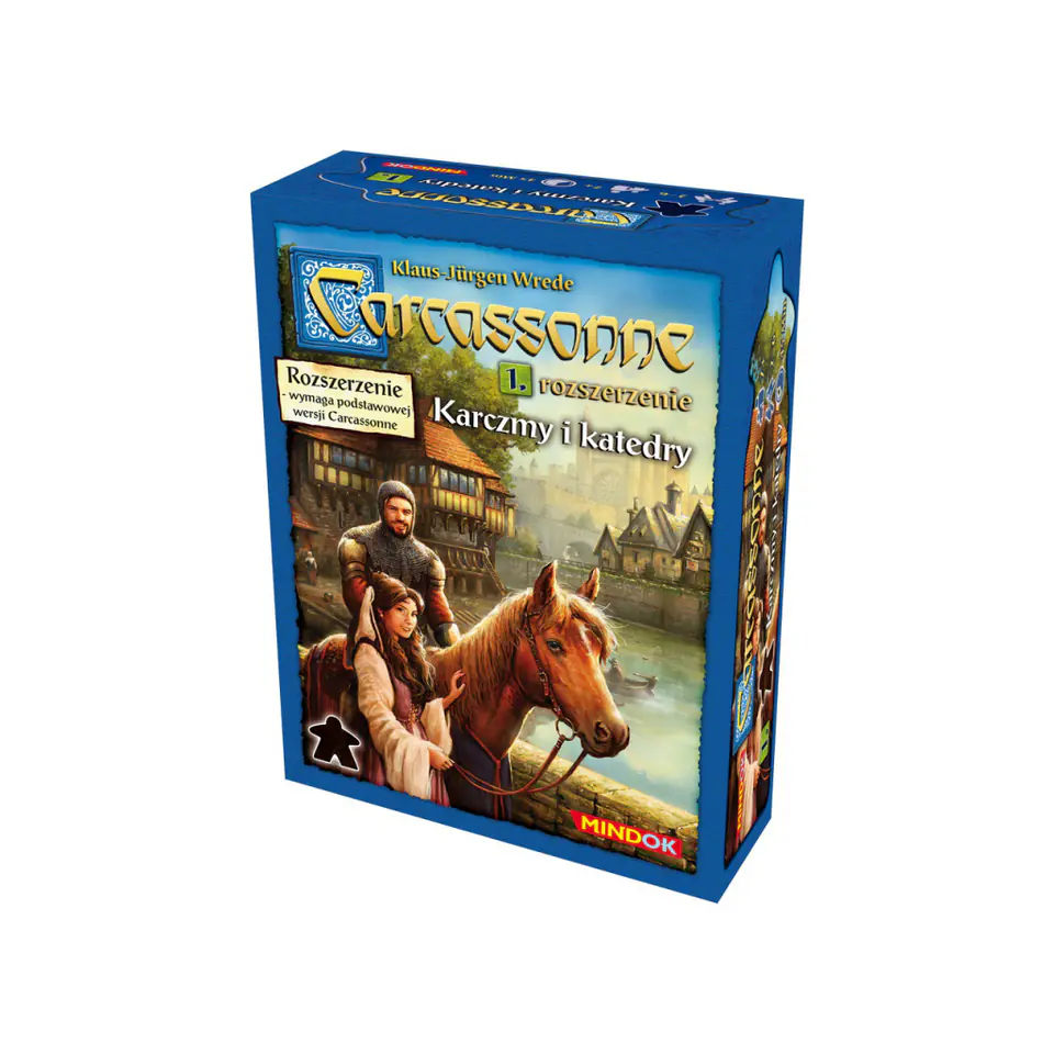 ⁨GRA PLANSZOWA CARCASSONNE 2ed - KARCZMY I KATEDRY - dodatek nr1 BARD⁩ w sklepie Wasserman.eu