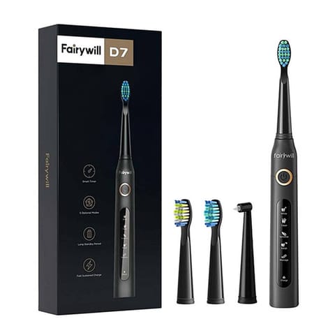 ⁨FAIRYWILL SONIC TOOTHBRUSH FW-507 BLACK⁩ at Wasserman.eu