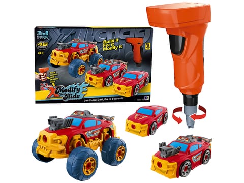 ⁨Sportowy, Terenowy Samochód do rozkręcania i skręcania 3w1 TUNING + Wkrętarka Monster Truck⁩ w sklepie Wasserman.eu