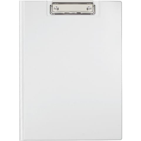 ⁨Teczka z klipem zamykana Clipboard A4 biała KL-04/KH-04-10 BIURFOL⁩ w sklepie Wasserman.eu