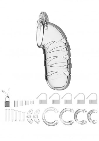 ⁨Model 05 - Chastity - 5.5" - Cock Cage - Transparent⁩ w sklepie Wasserman.eu