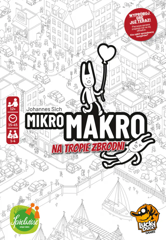 ⁨GRA MIKROMAKRO : NA TROPIE ZBRODNI- LUCKY DUCK GAMES⁩ w sklepie Wasserman.eu