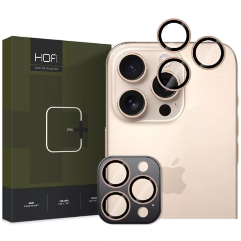 ⁨Osłona aparatu Hofi Camring Pro+ do iPhone 16 Pro / 16 Pro Max Desert Titanium⁩ w sklepie Wasserman.eu