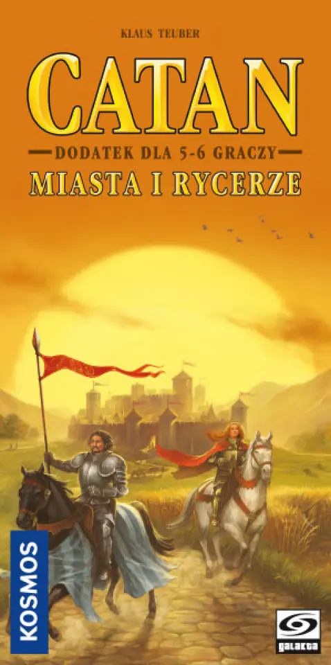 ⁨GRA PLANSZOWA CATAN - MIASTA I RYCERZE 5/6 graczy GALAKTA⁩ w sklepie Wasserman.eu
