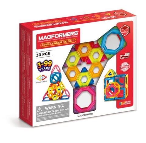 ⁨MAGFORMERS Challenger Set 30 elementów 715020⁩ w sklepie Wasserman.eu