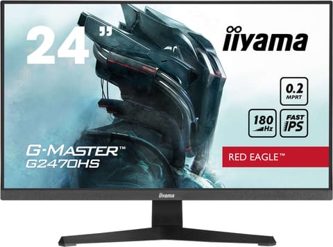 ⁨iiyama G-MASTER G2470HS-B1 computer monitor 60.5 cm (23.8") 1920 x 1080 pixels Full HD LCD Black⁩ at Wasserman.eu