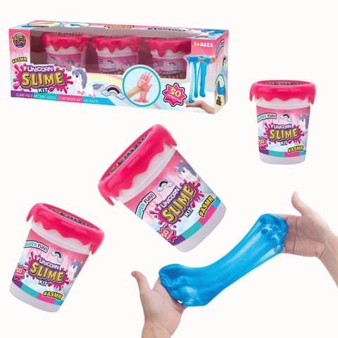 ⁨MASA MAGICZNA SLIME JEDNOROŻCE 3x80g⁩ w sklepie Wasserman.eu