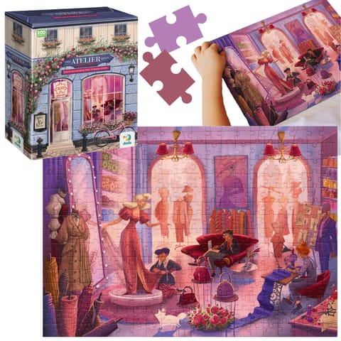 ⁨Puzzle "Atelier" 300 Elementów Układanka Zestaw Dla Dzieci I Dorosłych⁩ w sklepie Wasserman.eu