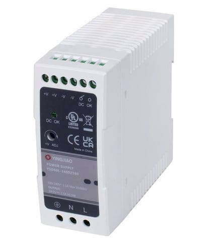 ⁨Yingjiao DIN power supply YSD60L 48V 1,25A 60W⁩ at Wasserman.eu