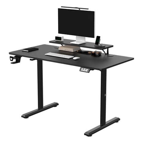 Biurko, elektycznie regulowany, 120X60 cm, 72-117 cm, HIGHLANDER BLACK, czarny, ULTRADESK w sklepie Wasserman.eu