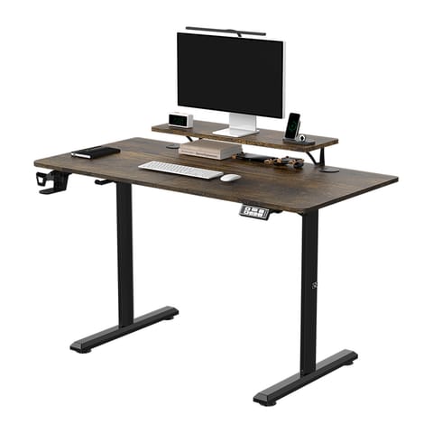 Biurko, elektycznie regulowany, 120X60 cm, 72-117 cm, HIGHLANDER BROWN, brązowy, ULTRADESK w sklepie Wasserman.eu