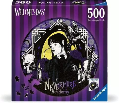 Puzzle 500 Wednesday w sklepie Wasserman.eu