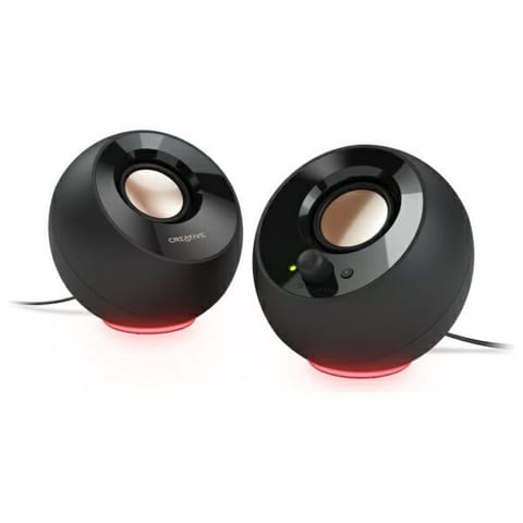 ⁨Creative Głośniki do komputera 2.0        Pebble SE USB-C z podświetleniem RGB⁩ w sklepie Wasserman.eu