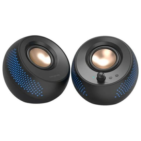 ⁨Creative Głośniki do komputera 2.0       Pebble X czarny/black USB-C z podświetleniem RGB⁩ w sklepie Wasserman.eu