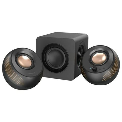 ⁨Creative Głośniki do komputera 2.1       Pebble X Plus z subwooferem czarny/black⁩ w sklepie Wasserman.eu