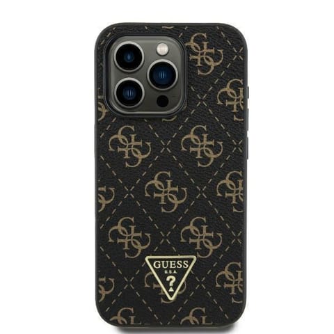 ⁨Guess GUHCP16MPG4GPK iPhone 16 Plus 6.7" czarny/black hardcase New 4G Triangle⁩ w sklepie Wasserman.eu