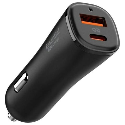⁨Ładowarka sieciowa Spigen EV482 48W      ArcStation Essential Czarna/Black ACP08447⁩ w sklepie Wasserman.eu