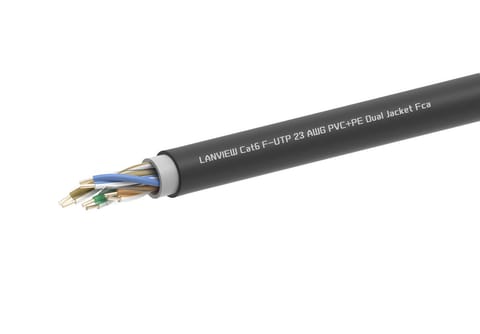 ⁨Lanview CAT6 F/UTP PVC+PE Dual Jacket⁩ w sklepie Wasserman.eu