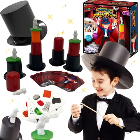 ⁨WOOPIE Gra sztuczki Magiczne z Kapeluszem Mały Magik 4+⁩ w sklepie Wasserman.eu
