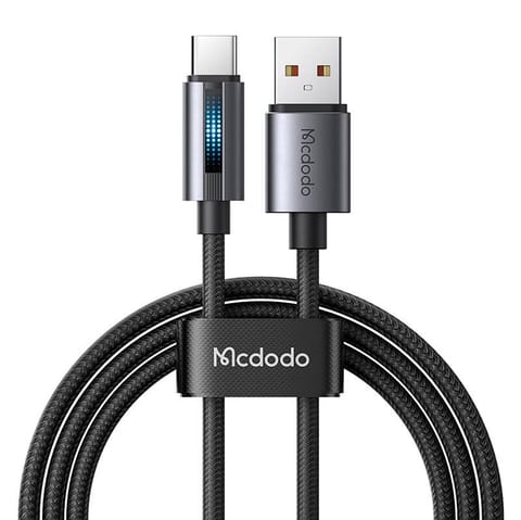 ⁨Kabel USB-A do USB-C Mcdodo CA-5180, 1.2m (czarny)⁩ w sklepie Wasserman.eu