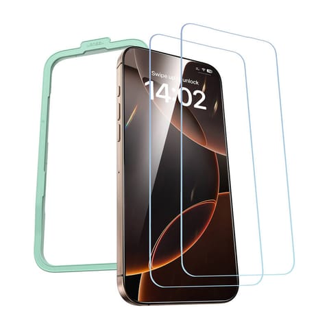 ⁨Szkło hartowane Ugreen SP630 do iPhone 16 Pro Max 2 szt. + ramka montażowa⁩ w sklepie Wasserman.eu