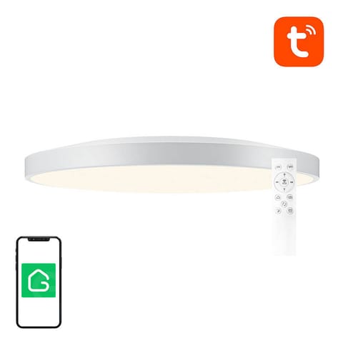 ⁨Inteligentna lampa sufitowa 32cm WiFi/Bluetooth 16M RGBCW Gosund LB11 1920lm Tuya + Pilot⁩ w sklepie Wasserman.eu