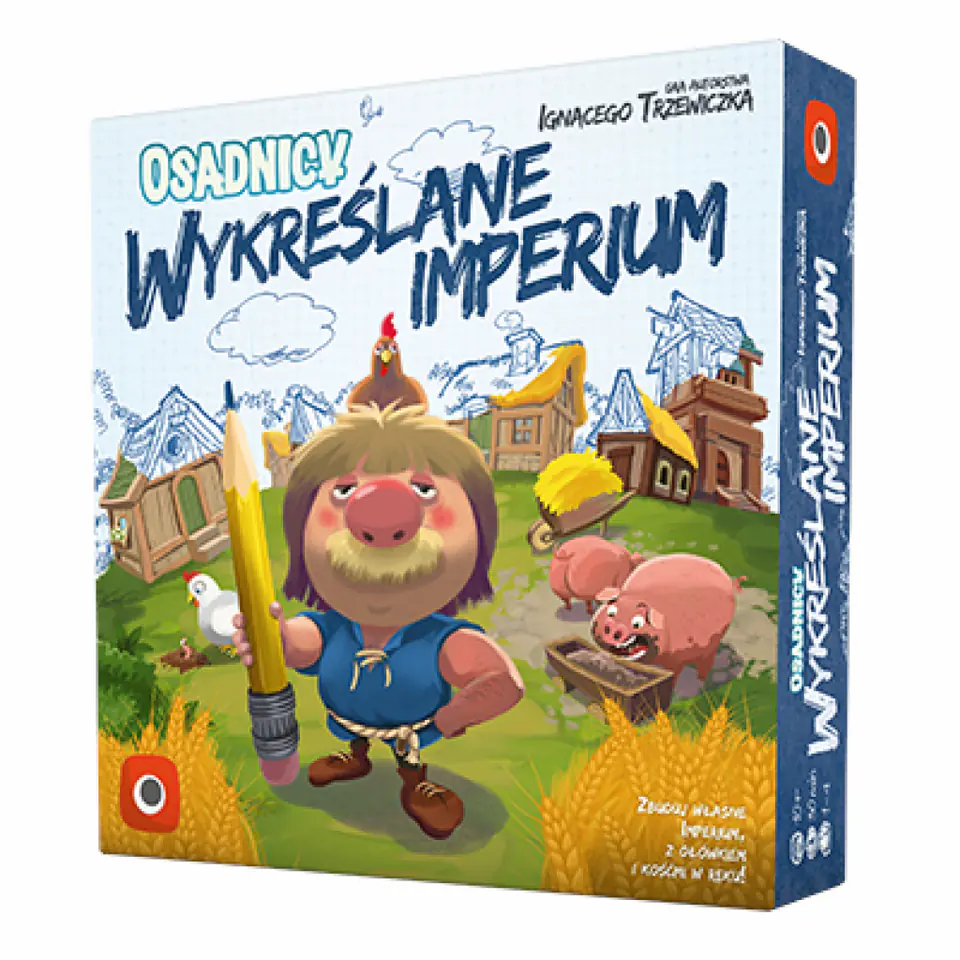 ⁨GRA ROLL&WRITE OSADNICY WYKREŚLANE IMPERIUM - podstawa PORTAL⁩ w sklepie Wasserman.eu