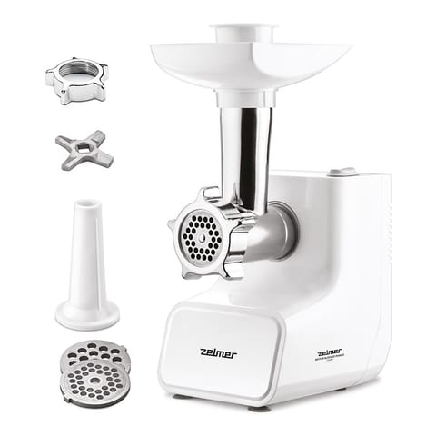 ⁨Zelmer ZMM3511B mincer 1500 W White⁩ at Wasserman.eu