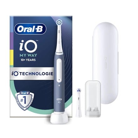 ⁨Oral-B | Elektryczna szczoteczka do zębów dla nastolatków | iO10 Mój sposób | Akumulator | Dla dorosłych | Liczba główek szczoteczki w zestawie: 2 | Liczba trybów szczotkowania zębów 4 | Ocean Niebieski⁩ w sklepie Wasserman.eu