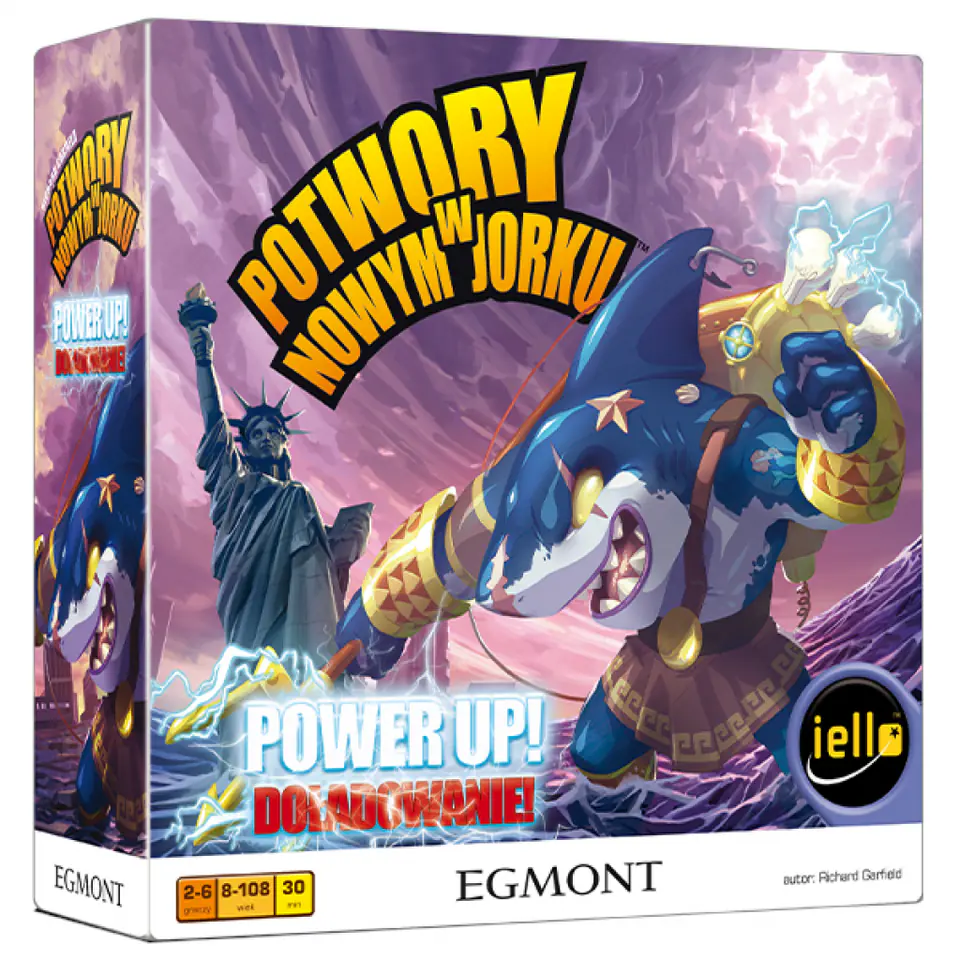 ⁨GRA POTWORY W NOWYM JORKU: POWER UP DOŁADOWANIE - dodatek - EGMONT⁩ w sklepie Wasserman.eu