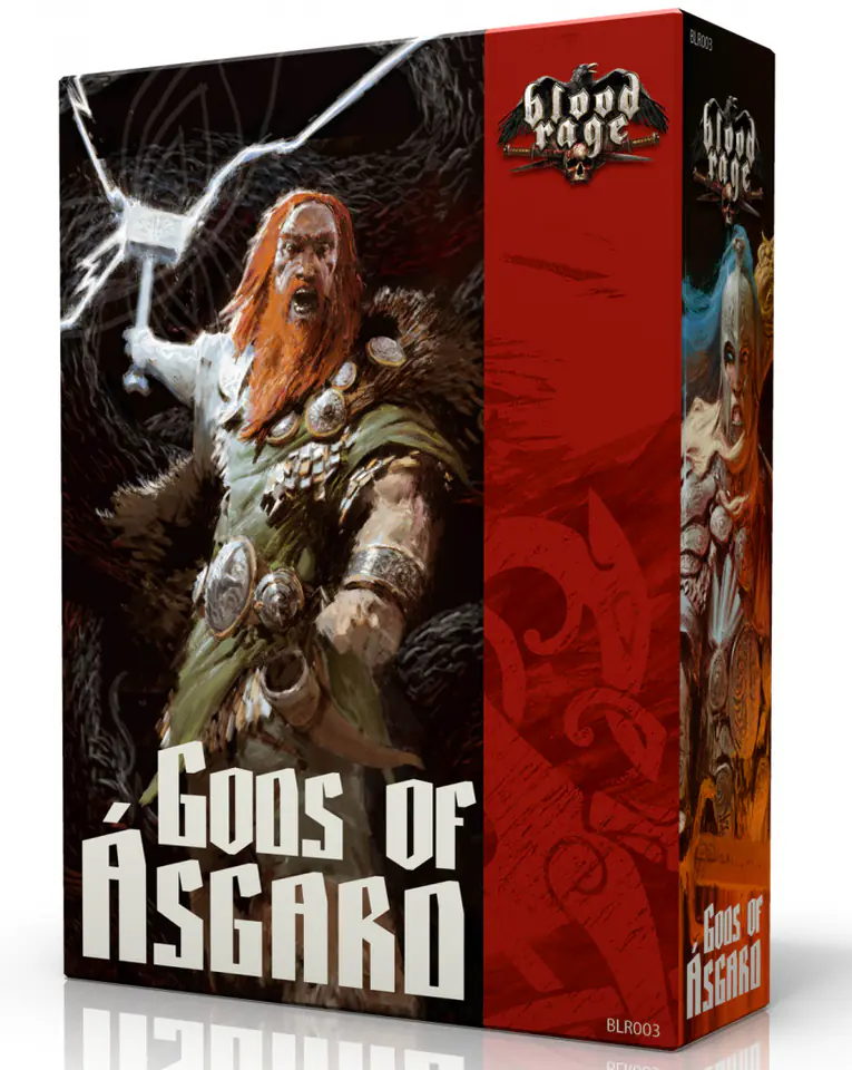 ⁨GRA PLANSZOWA BLOOD RAGE - BOGOWIE ASGARDU - dodatek PORTAL⁩ w sklepie Wasserman.eu