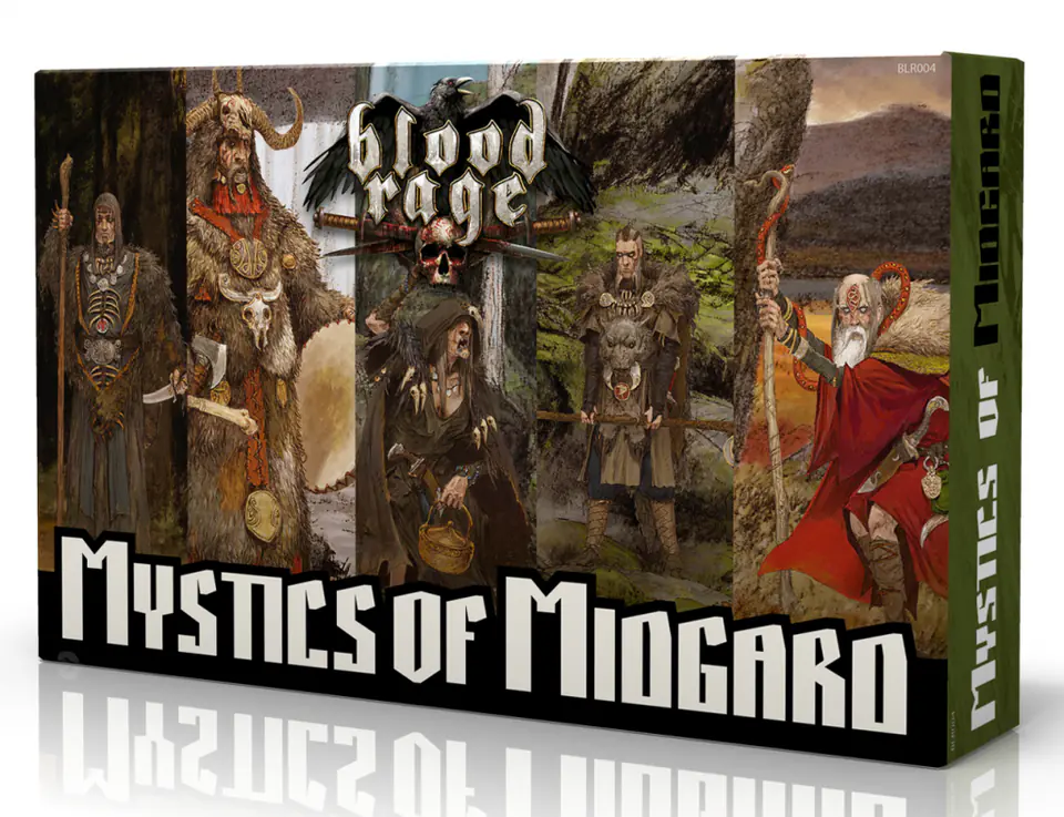 ⁨GRA PLANSZOWA BLOOD RAGE - MISTYCY Z MIDGARDU - dodatek PORTAL⁩ w sklepie Wasserman.eu