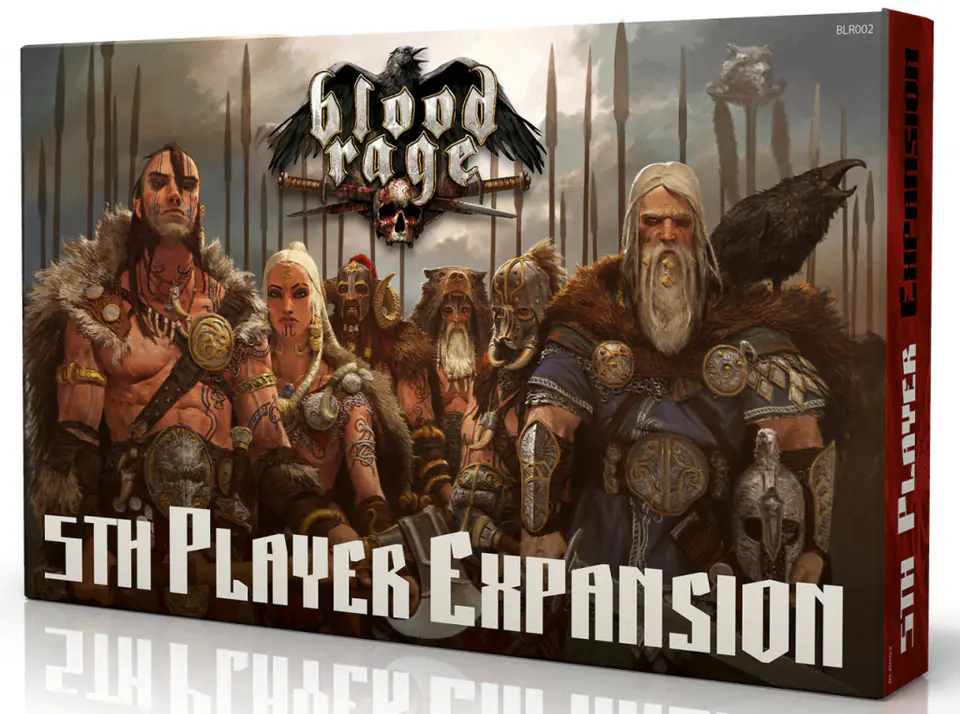 ⁨GRA PLANSZOWA BLOOD RAGE - ROZSZERZENIE DLA 5 GRACZY - dodatek PORTAL⁩ w sklepie Wasserman.eu