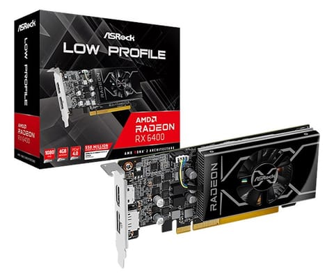 ⁨Graphics card. ASROCK RX 6400 LP 4GB⁩ at Wasserman.eu