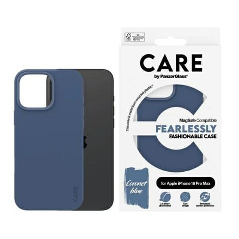 ⁨Etui CARE by PanzerGlass Fashion Case    iPhone 16 Pro Max 6.9" niebieski/blue MagSafe 1384⁩ w sklepie Wasserman.eu