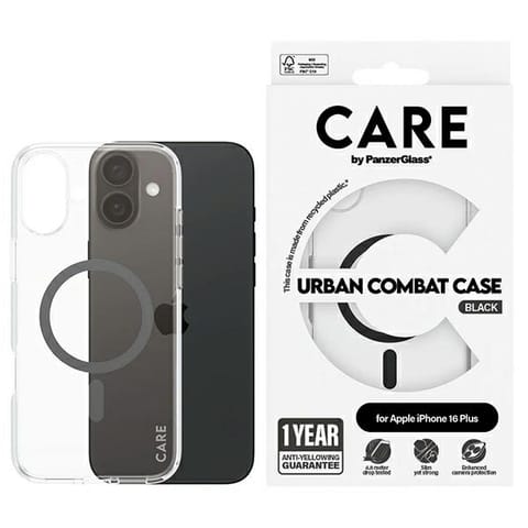 ⁨CARE by PanzerGlass Case Flagship Black MagSafe iPhone 16 Plus | CARE⁩ w sklepie Wasserman.eu