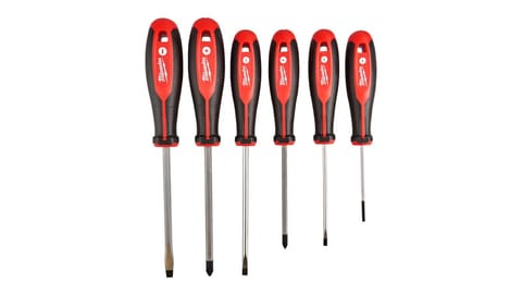 ⁨MILWAUKEE SCREWDRIVER SET 6pcs. (SL&PH)⁩ at Wasserman.eu