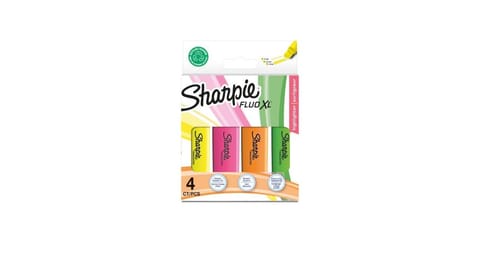 ⁨Zakreślacze Sharpie Fluo XL fluoroscencyjne z płaską końcówką 6mm 2190473 /4szt./⁩ w sklepie Wasserman.eu