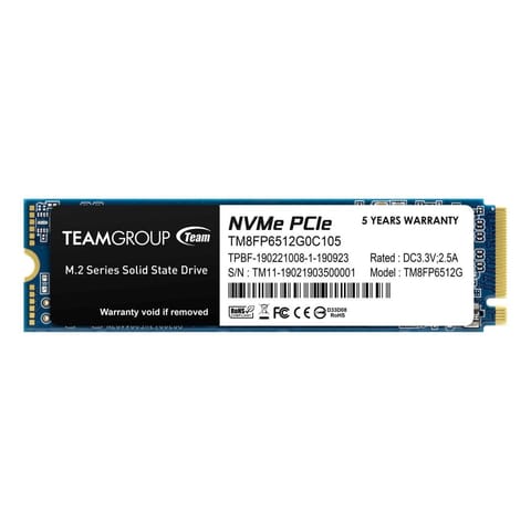 ⁨Team Group MP33 M.2 512 GB PCI Express 3.0 3D NAND  NVMe⁩ at Wasserman.eu