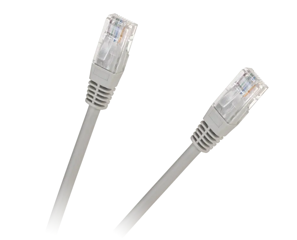 ⁨Patchcord kabel UTP 8c wtyk-wtyk 1m CCA⁩ w sklepie Wasserman.eu