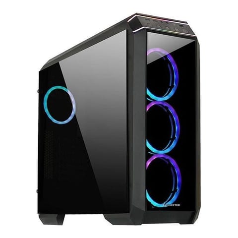 ⁨Obudowa Chieftec GP-02B-UC-OP ATX RGB bez zasilacza z oknem⁩ w sklepie Wasserman.eu