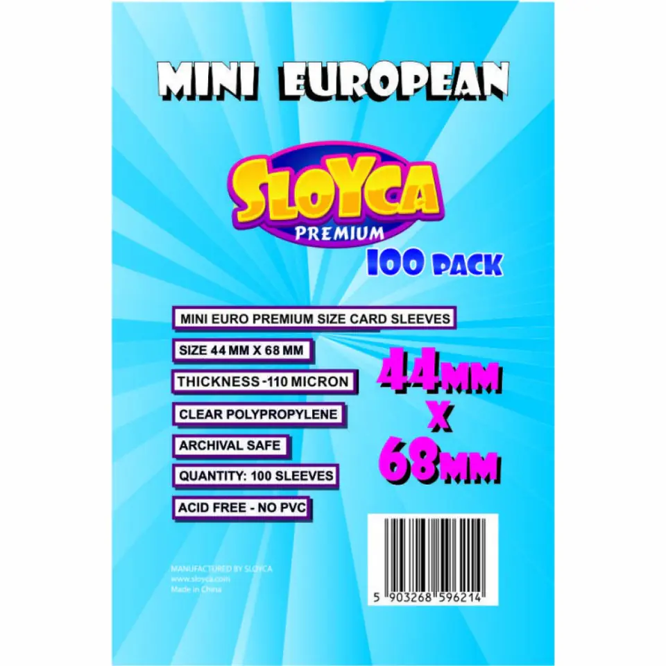 ⁨SLOYCA Mini European Premium T-shirts (44x68mm) 100 pcs⁩ at Wasserman.eu