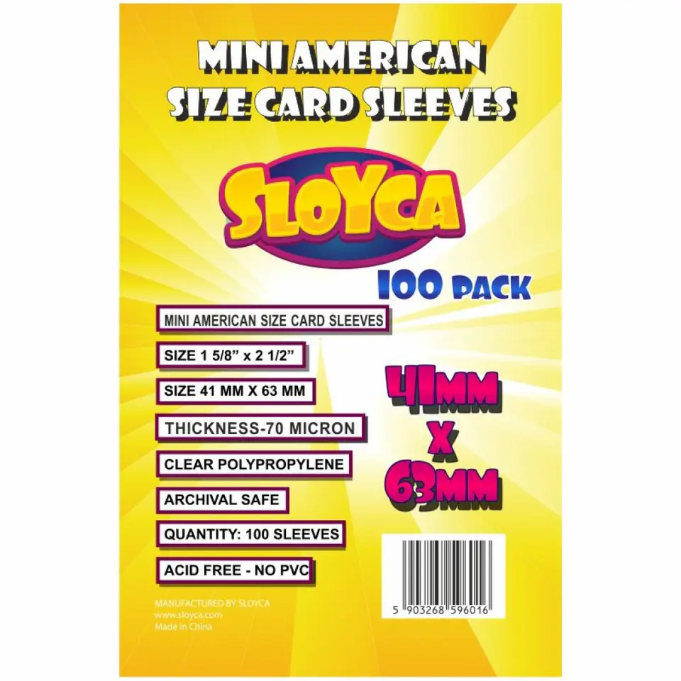 ⁨SLOYCA Mini American T-shirts (41x63mm) 100 pcs.⁩ at Wasserman.eu