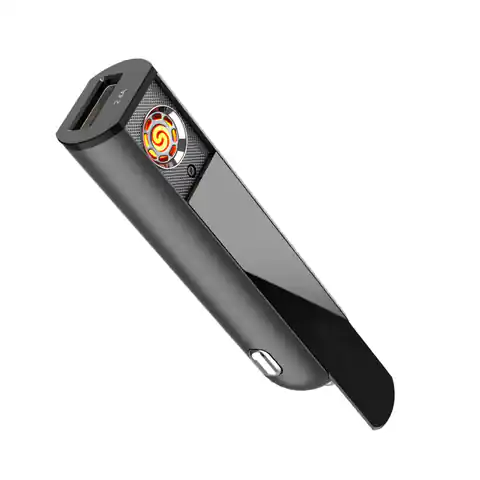 ⁨E-LIGHTER ładowarka samochodowa USB 2.4A z zapalniczką LI-01 ART⁩ w sklepie Wasserman.eu