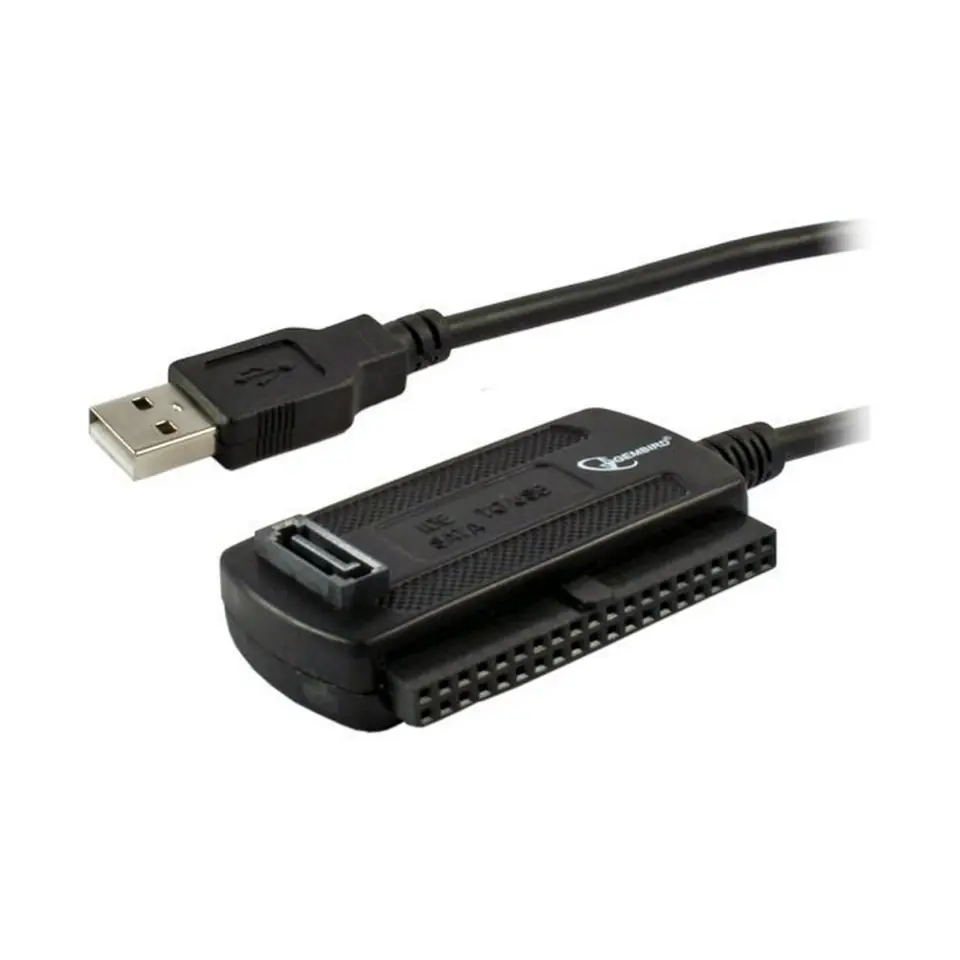 ⁨Adapter GEMBIRD AUSI01 (USB M - IDE F; kolor czarny)⁩ w sklepie Wasserman.eu