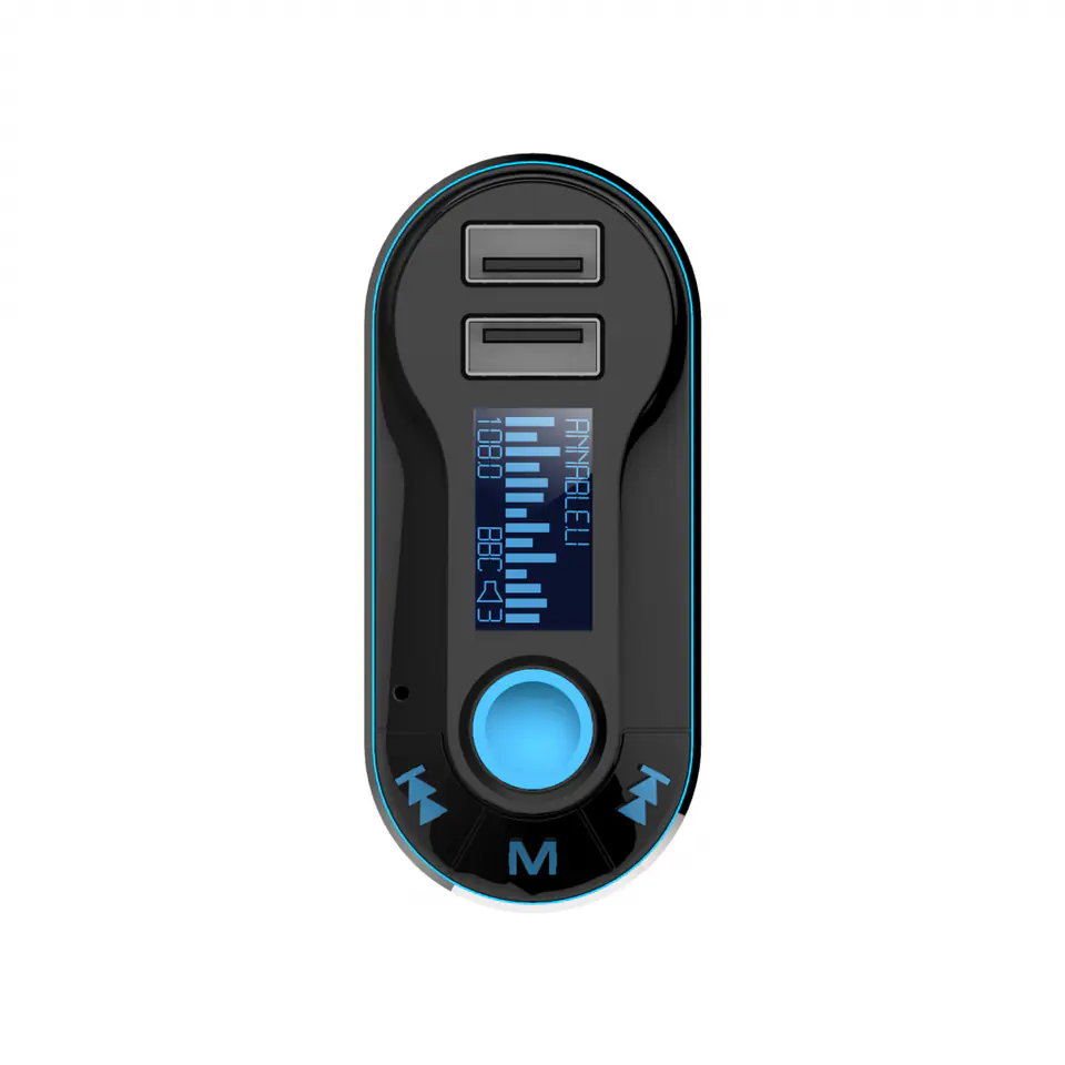 FM MP3 TRANSMITTER samoch. 1.4" screen with BT function USB/SD remote control FM-05BT ART at Wasserman.eu