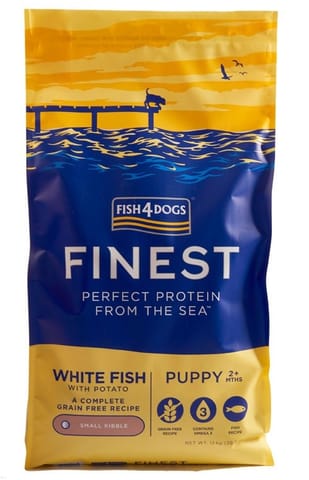 ⁨FISH4DOGS Finest Puppy Small Complete White fish - dry dog food - 6kg⁩ at Wasserman.eu