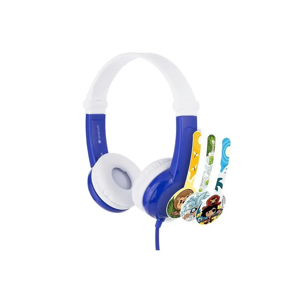 ⁨Connect headphones blue⁩ at Wasserman.eu