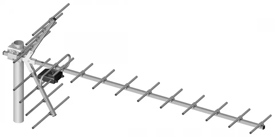 ⁨Antena TV kierunkowa 21-60 "Yaga" 19-elementów bez symetryzatora Tamiza⁩ w sklepie Wasserman.eu