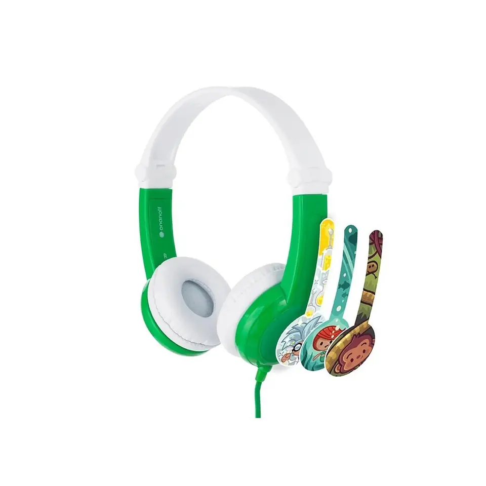 ⁨Connect headphones green⁩ at Wasserman.eu